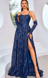 4 of 7 Jadore J25031 Navy