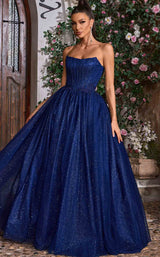 6 of 8 Jadore J26008 Navy