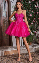 1 of 7 Jadore J26077 Hot-Pink