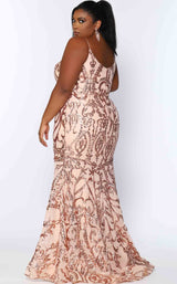 8 of 9 Sydneys Closet JK2102 Rose Gold
