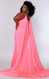 5 of 6 Sydneys Closet JK2218 Hot Coral