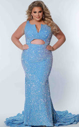 3 of 7 Sydneys Closet JK2301 Powder Blue