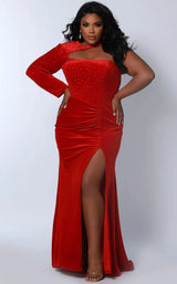 1 of 5 Sydneys Closet JK2304 Crimson
