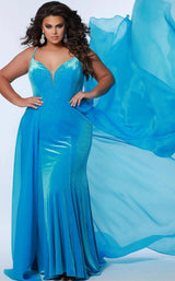 1 of 7 Sydneys Closet JK2306 Cyan