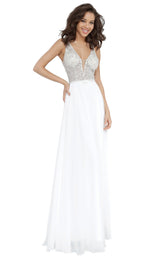 1 of 4 Jovani JVN00944BG Off White
