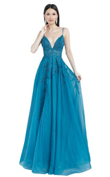 1 of 4 JVN JVN02266 Teal Teal