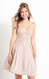 1 of 4 Jovani JVN04010BG Nude