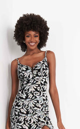 4 of 6 Jovani JVN04072BG Black Multi