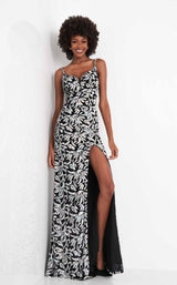 1 of 6 Jovani JVN04072BG Black Multi