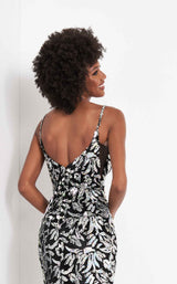6 of 6 Jovani JVN04072BG Black Multi