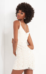 5 of 6 Jovani JVN04527BG Ivory