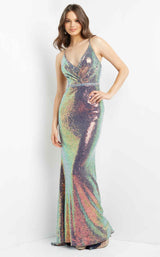 1 of 2 Jovani JVN06391BG Navy