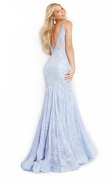 7 of 14 Jovani JVN06475BG Powder Blue