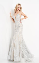 2 of 14 Jovani JVN06475BG Silver