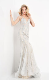 5 of 14 Jovani JVN06475BG Silver