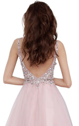 4 of 4 Jovani JVN2007BG Blush