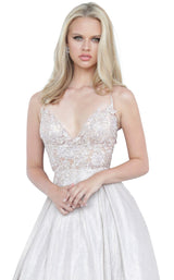 3 of 4 Jovani JVN2206BG Nude