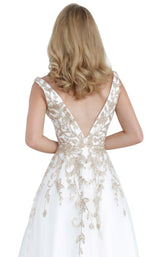 8 of 8 JVN JVN2302BG White/Gold