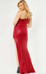 4 of 4 JVN JVN23784 Burgundy