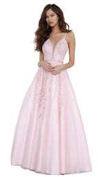 2 of 4 Jovani JVN3388BG Light Pink