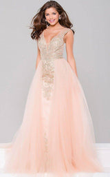 4 of 6 Jovani JVN41677 Dress Blush-Nude