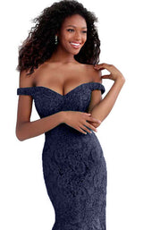 7 of 10 Jovani JVN62564BG Navy