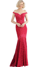3 of 10 Jovani JVN62564BG Red
