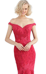 8 of 10 Jovani JVN62564BG Red