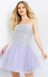 1 of 4 JVN JVN63635 Light-Lavender-Silver