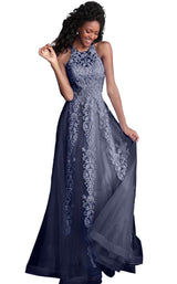 3 of 16 Jovani JVN64157BG Navy