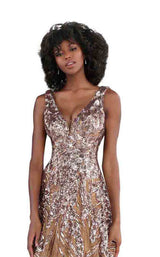 9 of 12 Jovani JVN66727BG Mocha