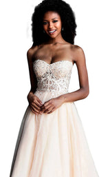 6 of 10 Jovani JVN67048BG Champagne