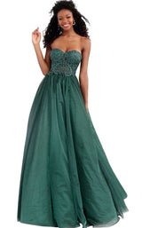 2 of 10 Jovani JVN67048BG Emerald