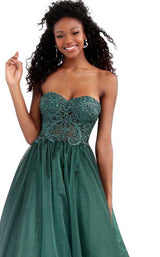7 of 10 Jovani JVN67048BG Emerald