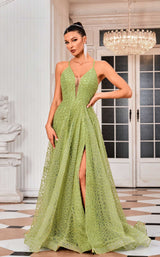 3 of 9 Jadore J24038 Light Green