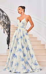 1 of 8 Jadore J24052 Blue Print
