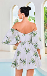 7 of 8 Jadore J24095 Green Print