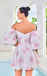 8 of 8 Jadore J24095 Pink Print