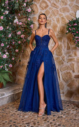 1 of 7 Jadore J26011 Navy