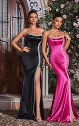 4 of 8 Jadore J26013 Black&Fuchsia