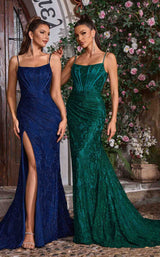 7 of 11 Jadore J26015 Navy&Emerald