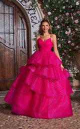 1 of 7 Jadore J26021 Hot Pink