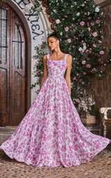 2 of 6 Jadore J26043 Pink Print