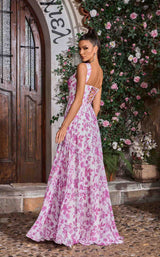 6 of 6 Jadore J26043 Pink Print