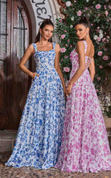 4 of 6 Jadore J26043 Blue-Print&Pink-Print