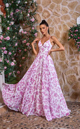 3 of 5 Jadore J26044 Pink Print