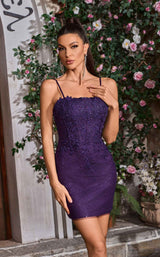 3 of 7 Jadore J26072 Purple