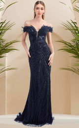 1 of 2 Janique 16160 Navy