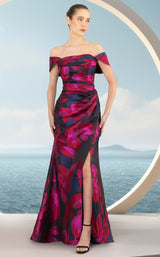 5 of 9 Janique 2513 Navy/Magenta
