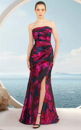 1 of 9 Janique 2513 Navy/Magenta